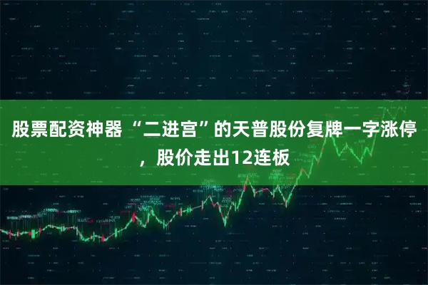 股票配资神器 “二进宫”的天普股份复牌一字涨停，股价走出12连板
