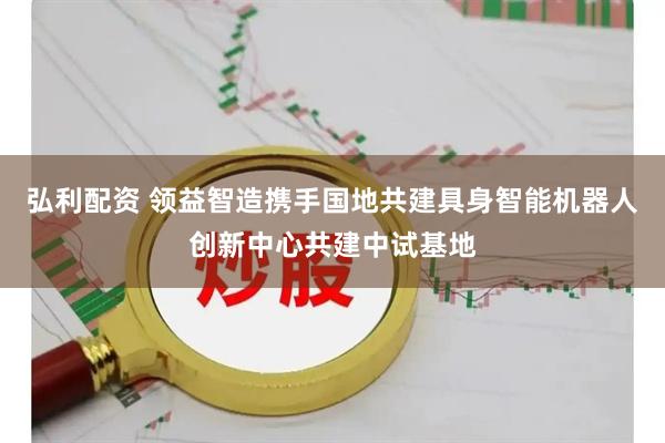 弘利配资 领益智造携手国地共建具身智能机器人创新中心共建中试基地