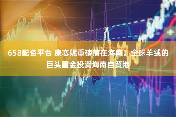 658配资平台 康赛妮重磅落在海南！全球羊绒的巨头重金投资海南自贸港