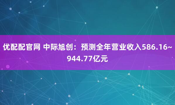 优配配官网 中际旭创：预测全年营业收入586.16~944.77亿元