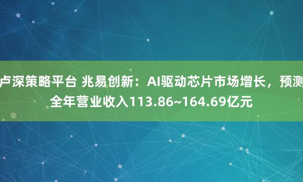 卢深策略平台 兆易创新：AI驱动芯片市场增长，预测全年营业收入113.86~164.69亿元